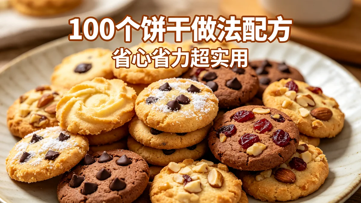 100个饼干做法配方 省心省力超实用
