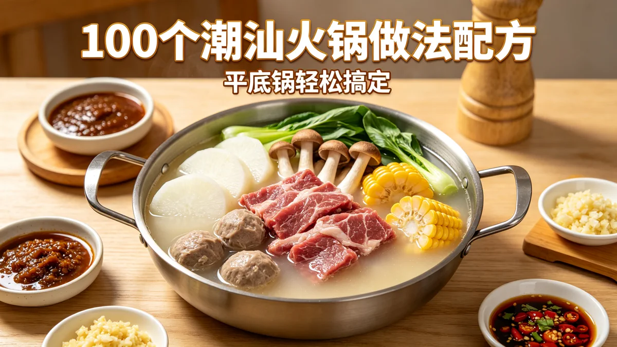 100个潮汕火锅做法配方 平底锅轻松搞定