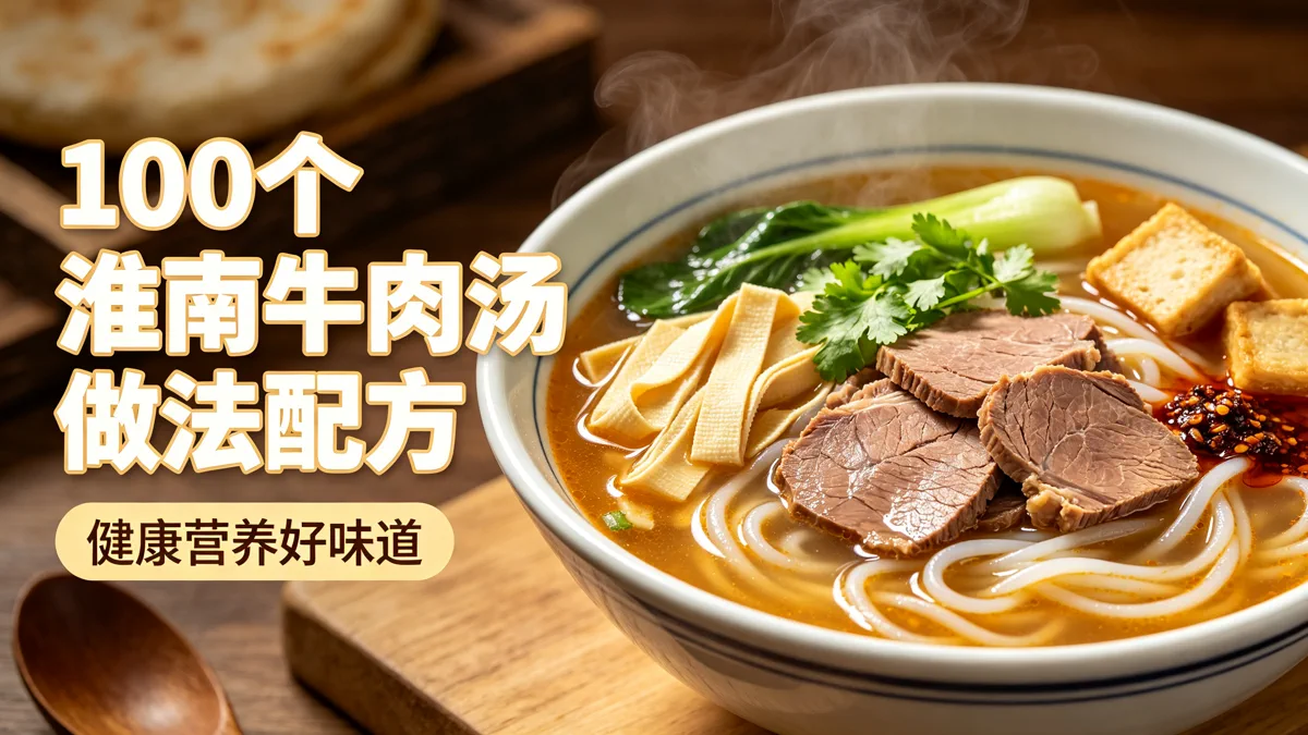 100个淮南牛肉汤做法配方 健康营养好味道