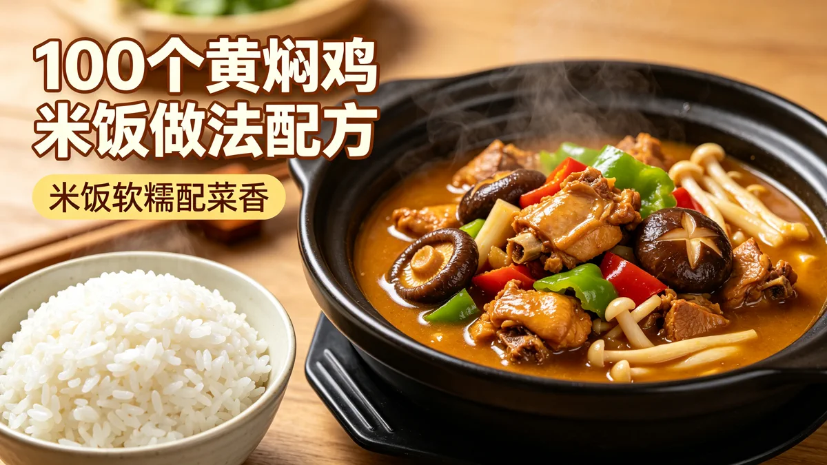 100个黄焖鸡米饭做法配方 米饭软糯配菜香