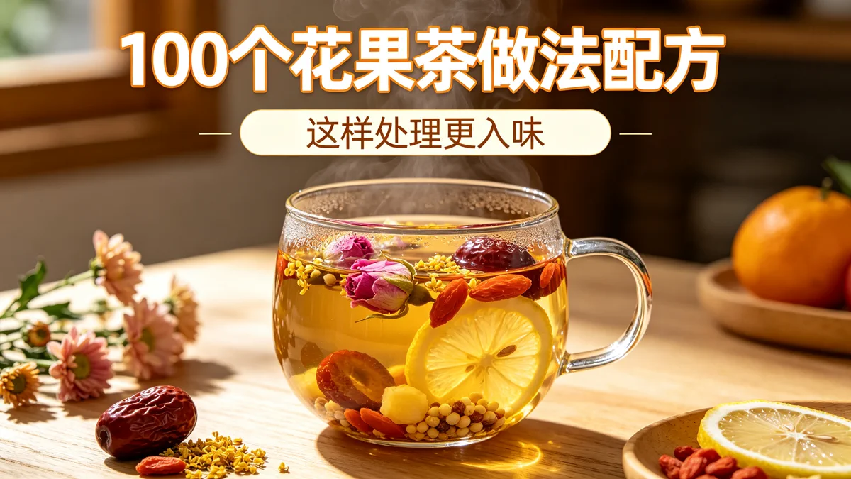 100个花果茶做法配方 这样处理更入味