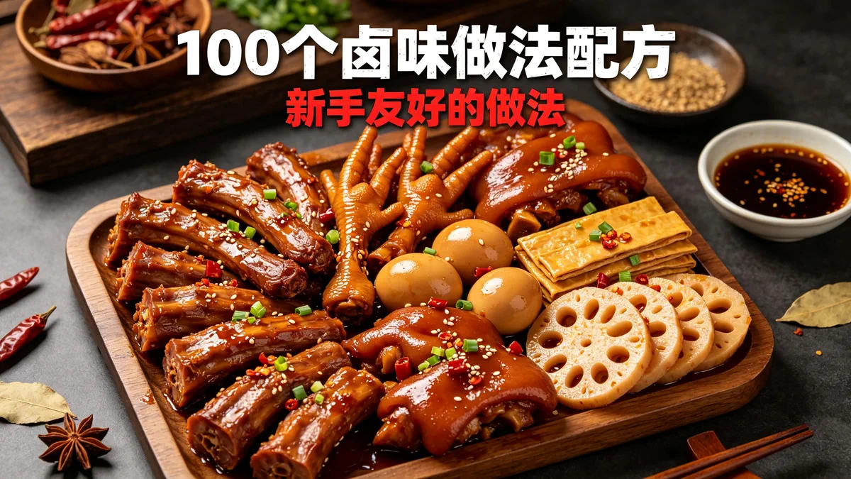 100个卤味做法配方 新手友好的做法