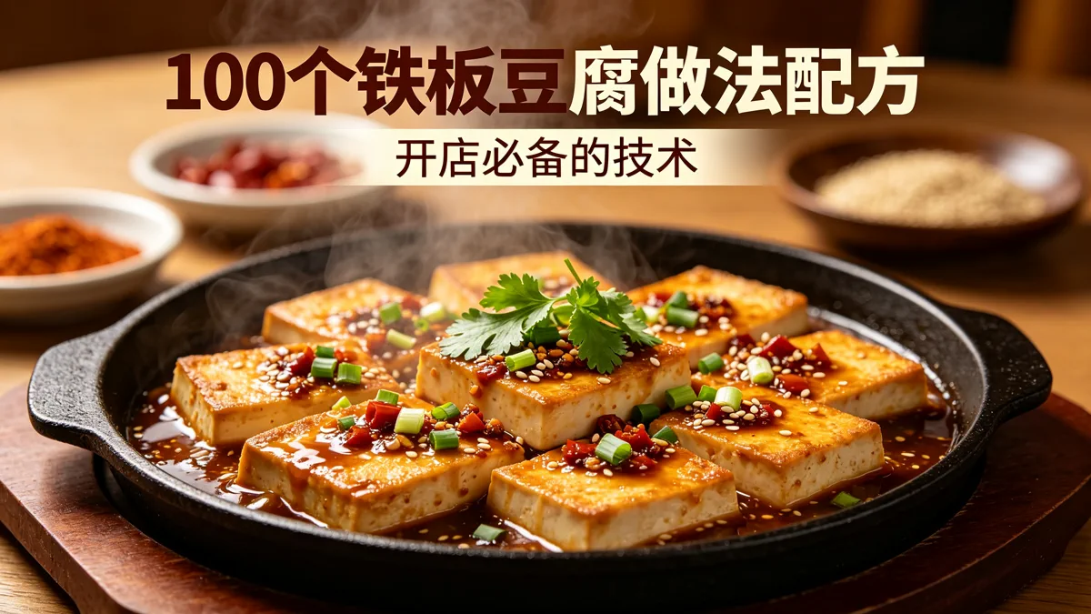 100个铁板豆腐做法配方 开店必备的技术