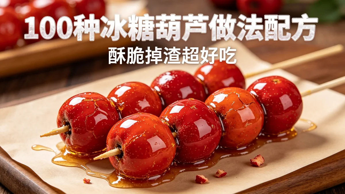 100种冰糖葫芦做法配方 酥脆掉渣超好吃