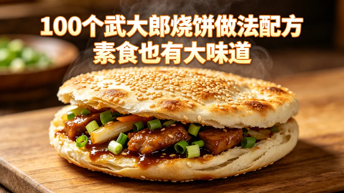 100个武大郎烧饼做法配方 素食也有大味道