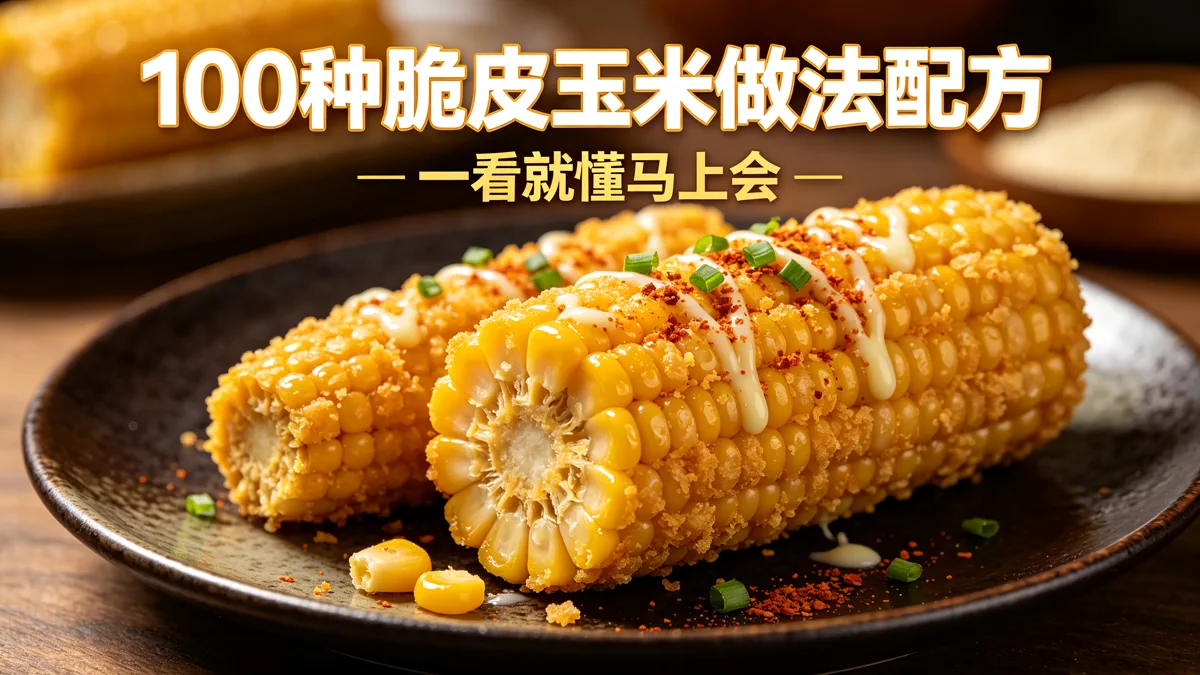100种脆皮玉米做法配方 一看就懂马上会