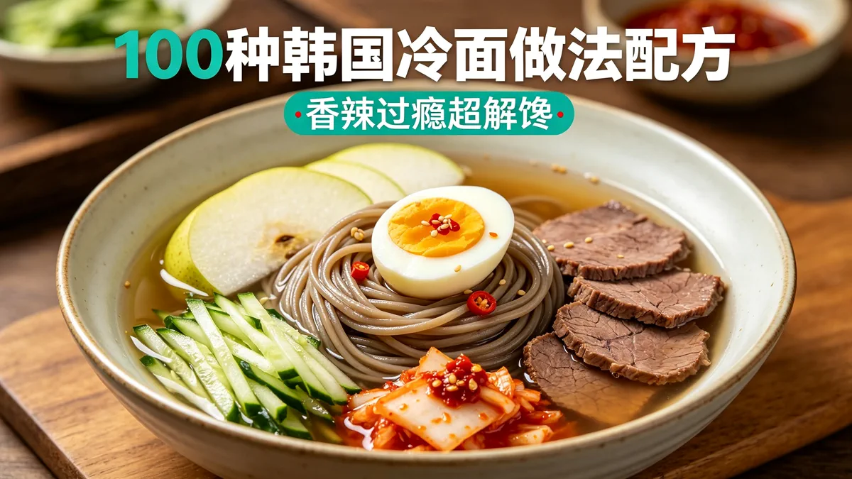 100种韩国冷面做法配方 香辣过瘾超解馋