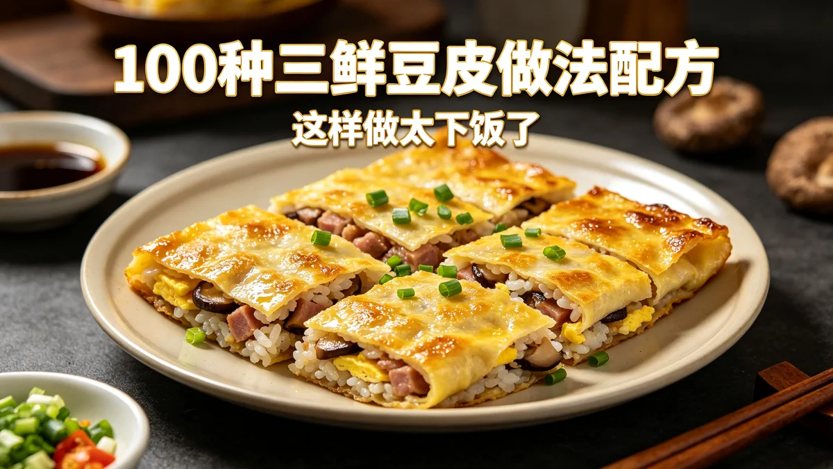 100种三鲜豆皮做法配方 这样做太下饭了