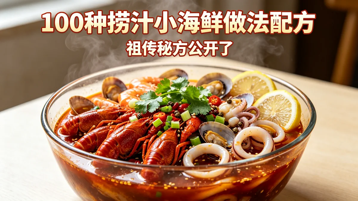 100种捞汁小海鲜做法配方 祖传秘方公开了