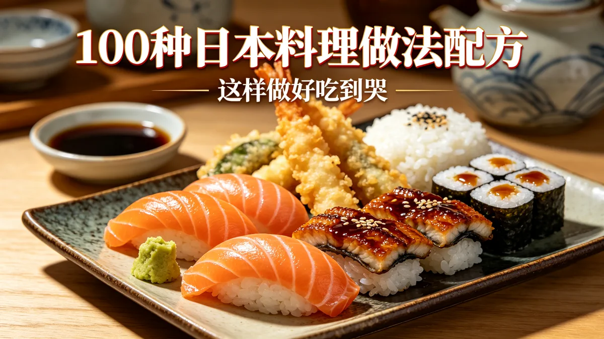 100种日本料理做法配方 这样做好吃到哭