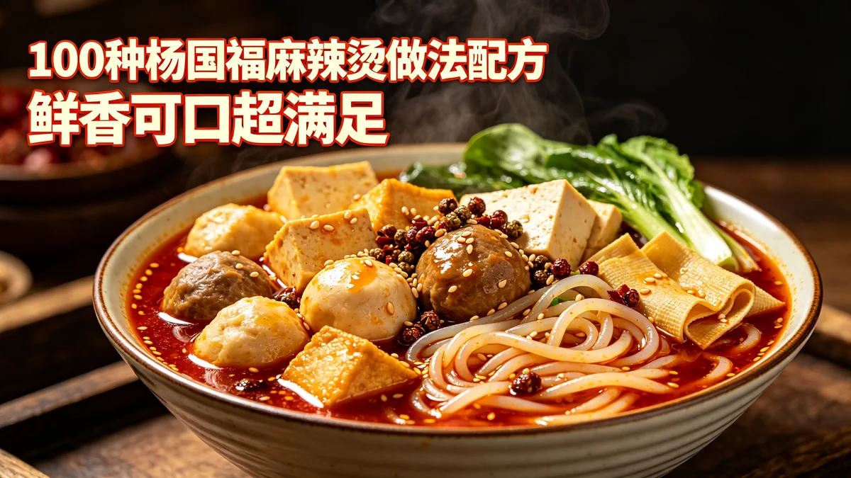 100种杨国福麻辣烫做法配方 鲜香可口超满足