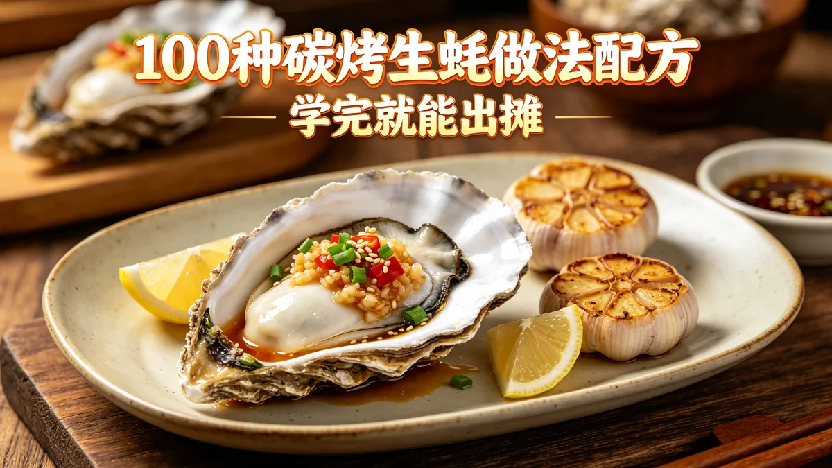 100种碳烤生蚝做法配方 学完就能出摊