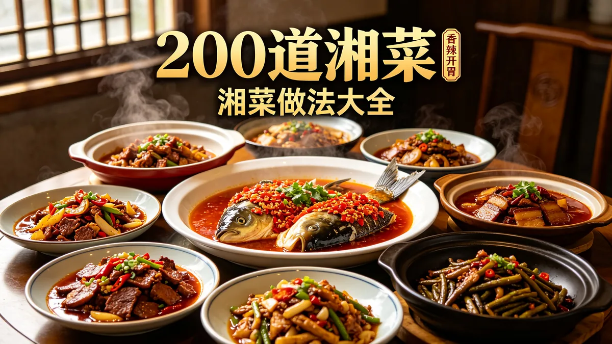 200道湘菜 湘菜做法大全 香辣开胃配图