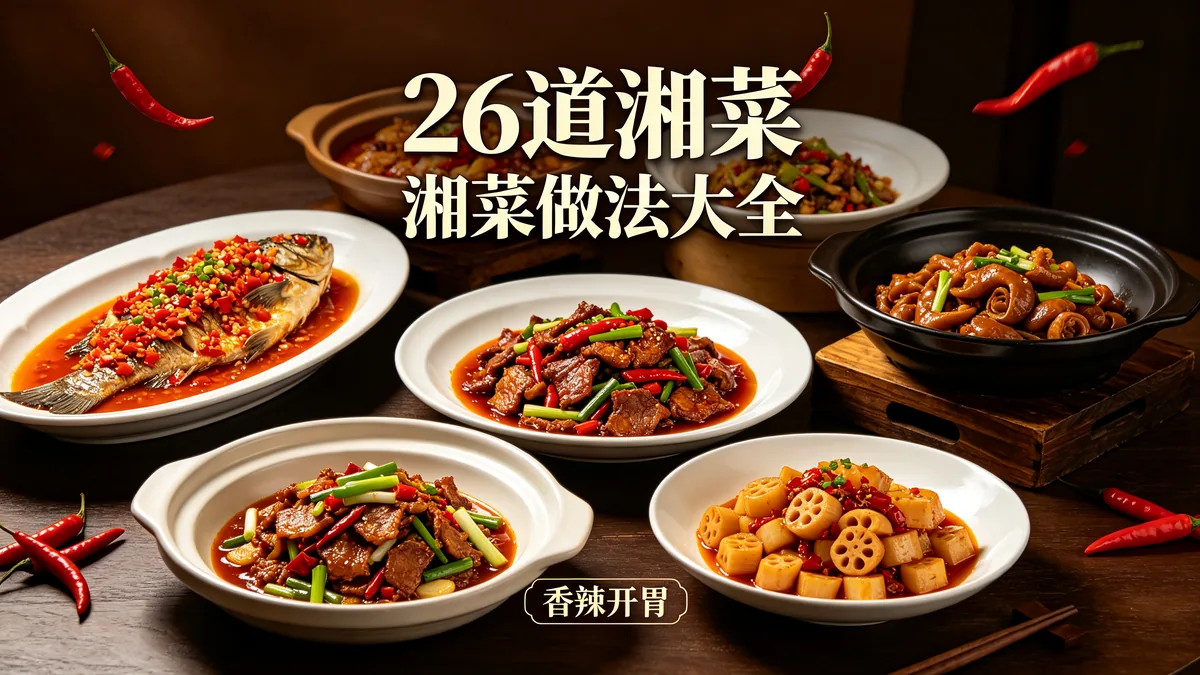 26道湘菜 湘菜做法大全 香辣开胃配图