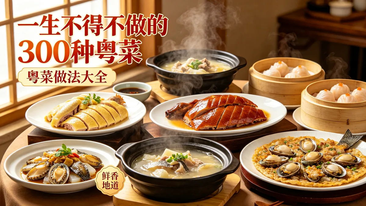 一生不得不做的300种粤菜 粤菜做法大全 鲜香地道配图