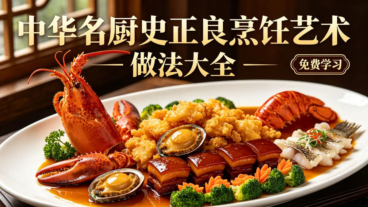 中华名厨史正良烹饪艺术 做法大全 免费学习配图