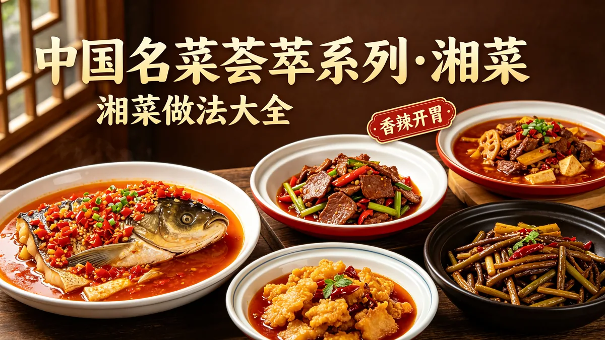 中国名菜荟萃系列.湘菜 湘菜做法大全 香辣开胃配图