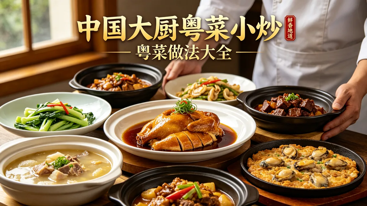 中国大厨粤菜小炒 粤菜做法大全 鲜香地道配图