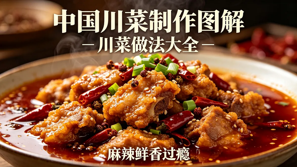 中国川菜制作图解 川菜做法大全 麻辣鲜香过瘾配图