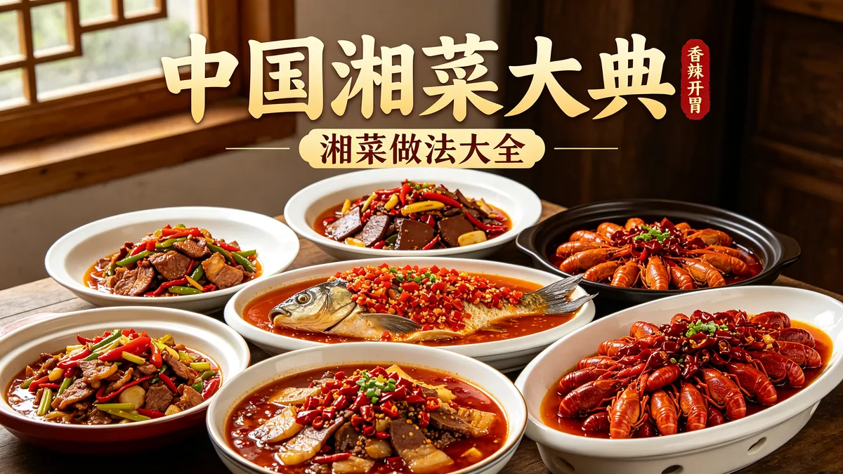 中国湘菜大典 湘菜做法大全 香辣开胃配图