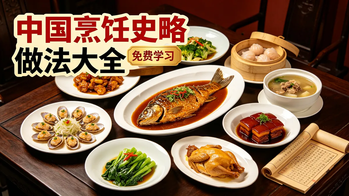 中国烹饪史略 做法大全 免费学习配图