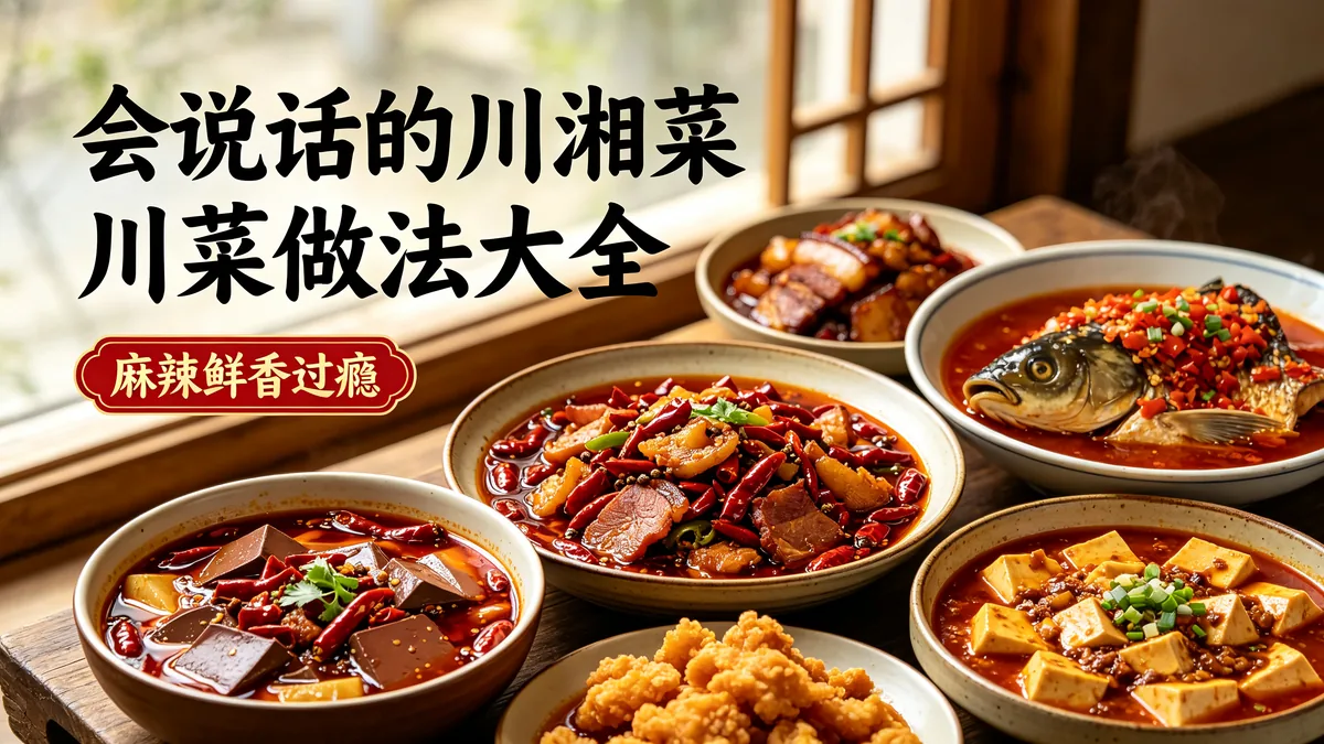 会说话的川湘菜 川菜做法大全 麻辣鲜香过瘾配图