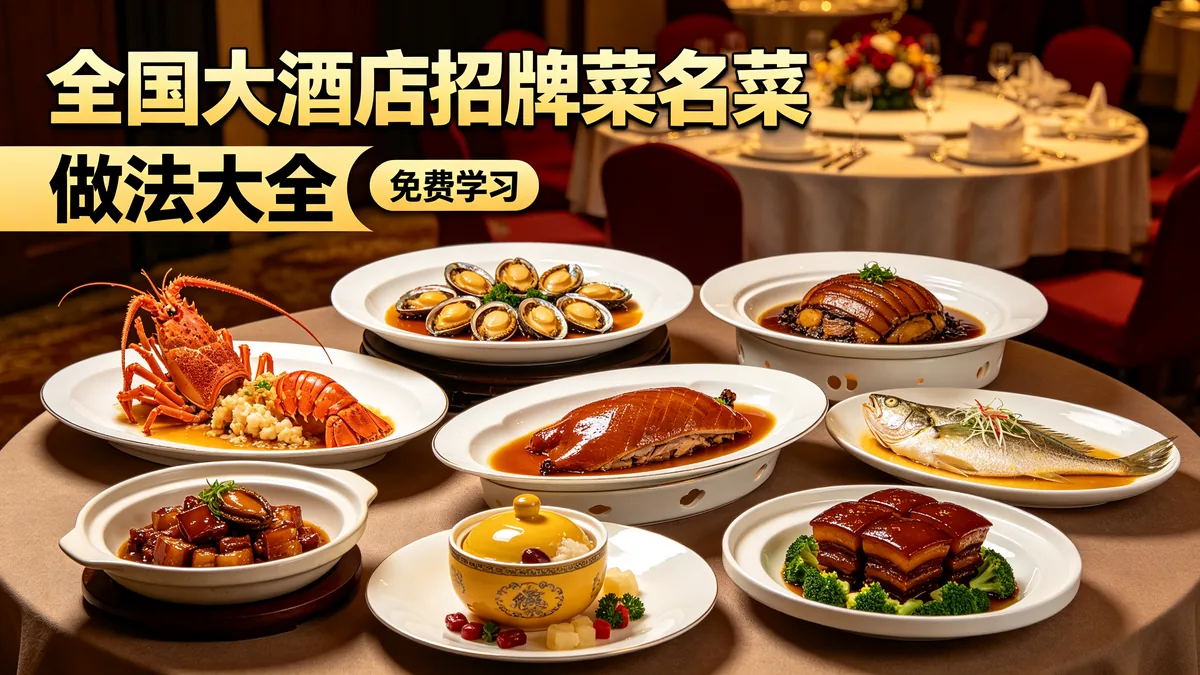 全国大酒店招牌菜名菜 做法大全 免费学习配图