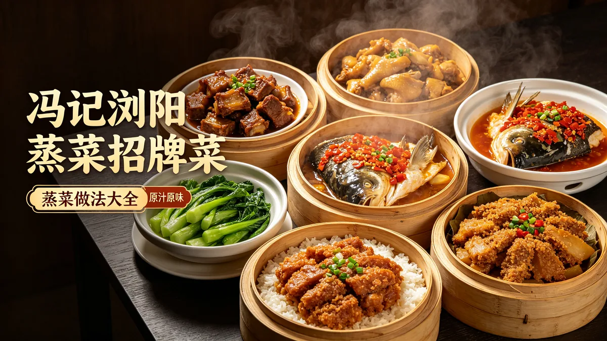 冯记浏阳蒸菜招牌菜 蒸菜做法大全 原汁原味配图