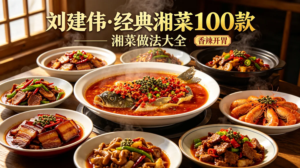 刘建伟.经典湘菜100款 湘菜做法大全 香辣开胃配图