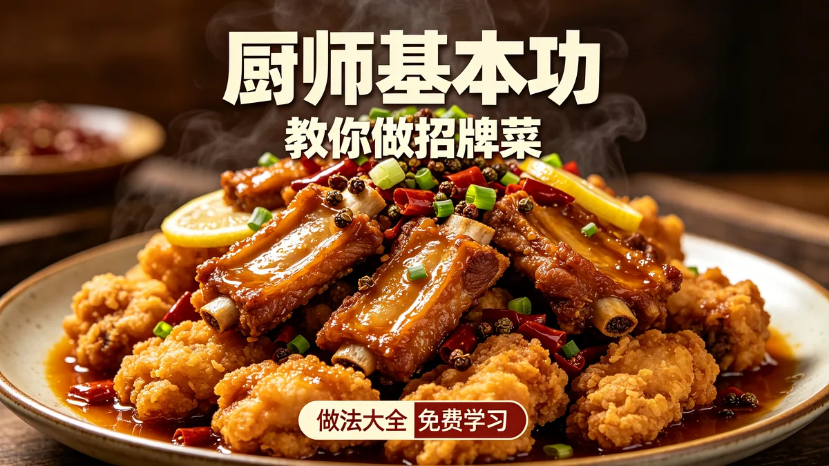 厨师基本功_教你做招牌菜 做法大全 免费学习配图