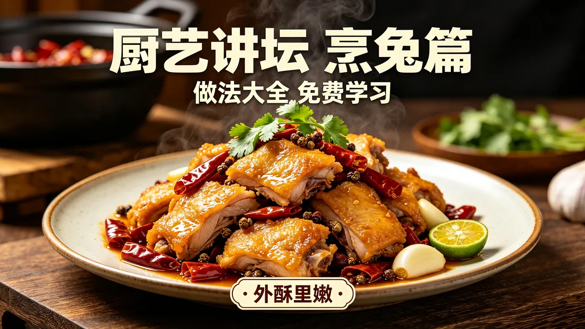 厨艺讲坛烹兔篇 做法大全 免费学习配图