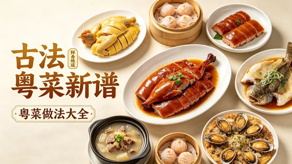 古法粤菜新谱 粤菜做法大全 鲜香地道配图