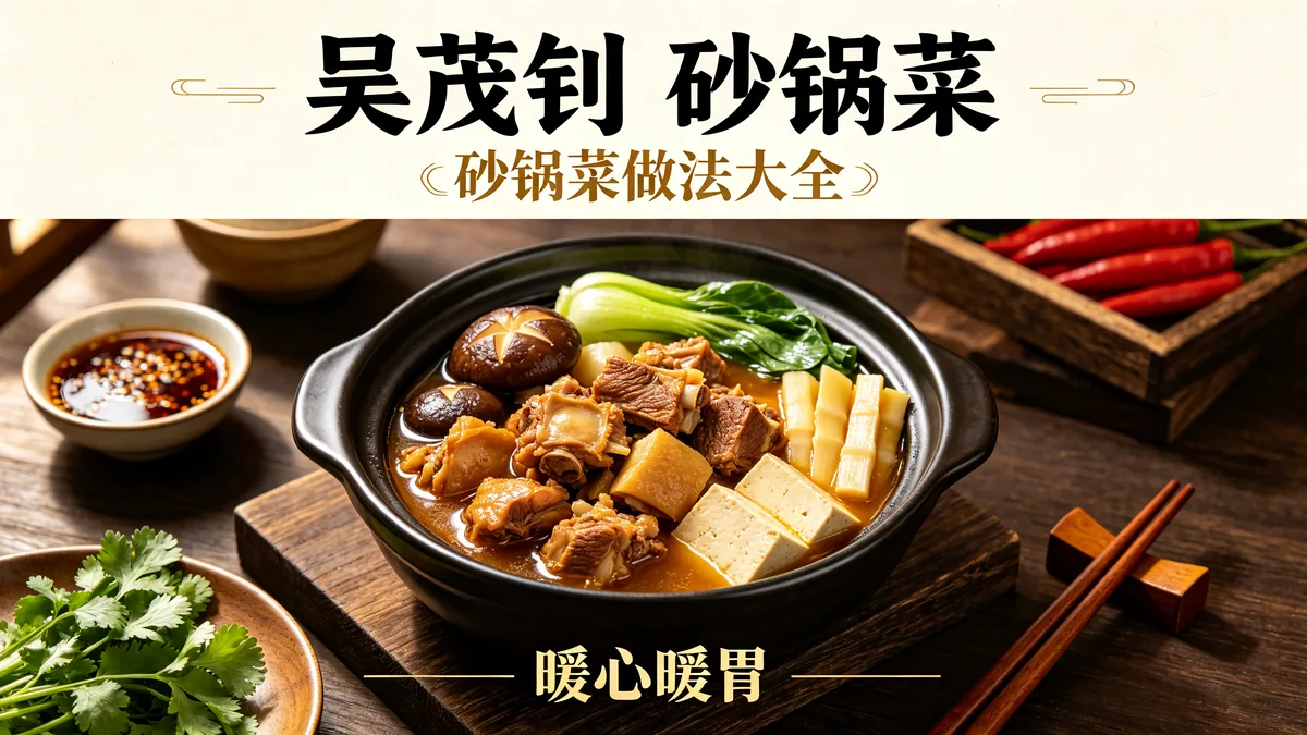 吴茂钊.砂锅菜 砂锅菜做法大全 暖心暖胃配图