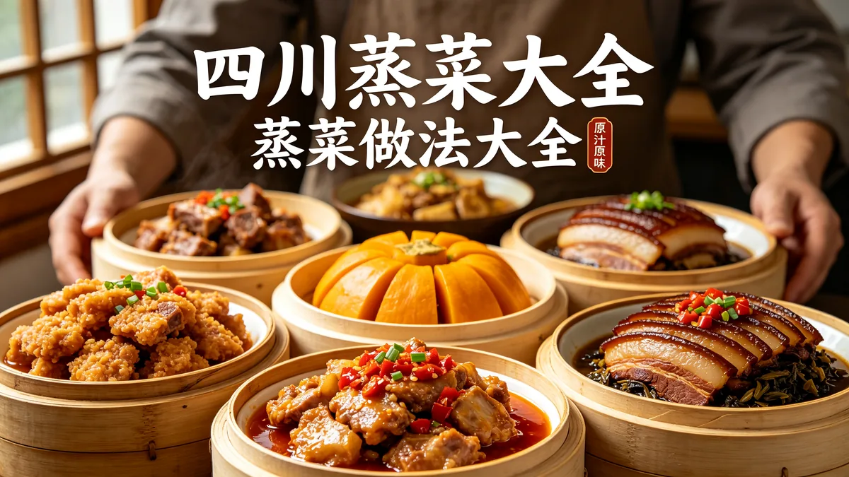 四川蒸菜大全 蒸菜做法大全 原汁原味配图