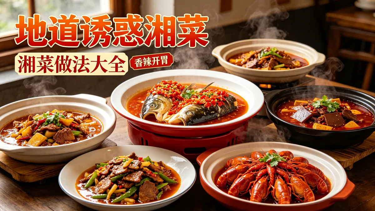 地道诱惑湘菜 湘菜做法大全 香辣开胃配图