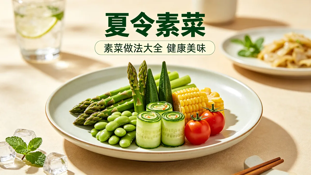 夏令素菜 素菜做法大全 健康美味配图
