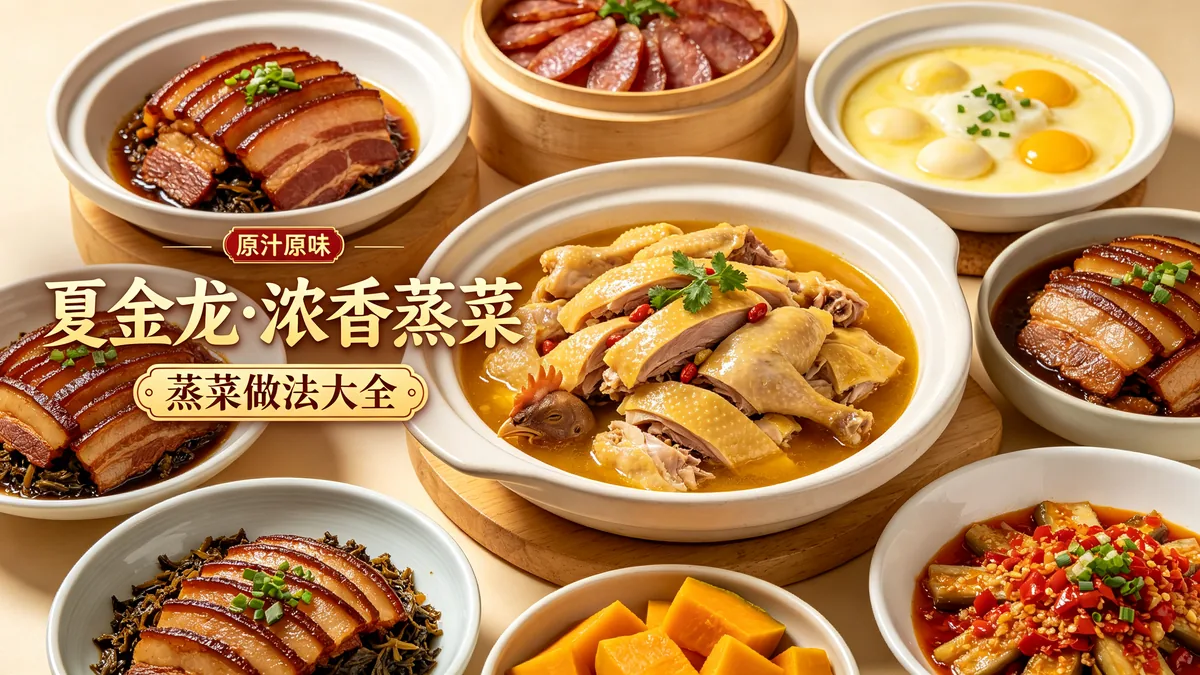 夏金龙.浓香蒸菜 蒸菜做法大全 原汁原味配图
