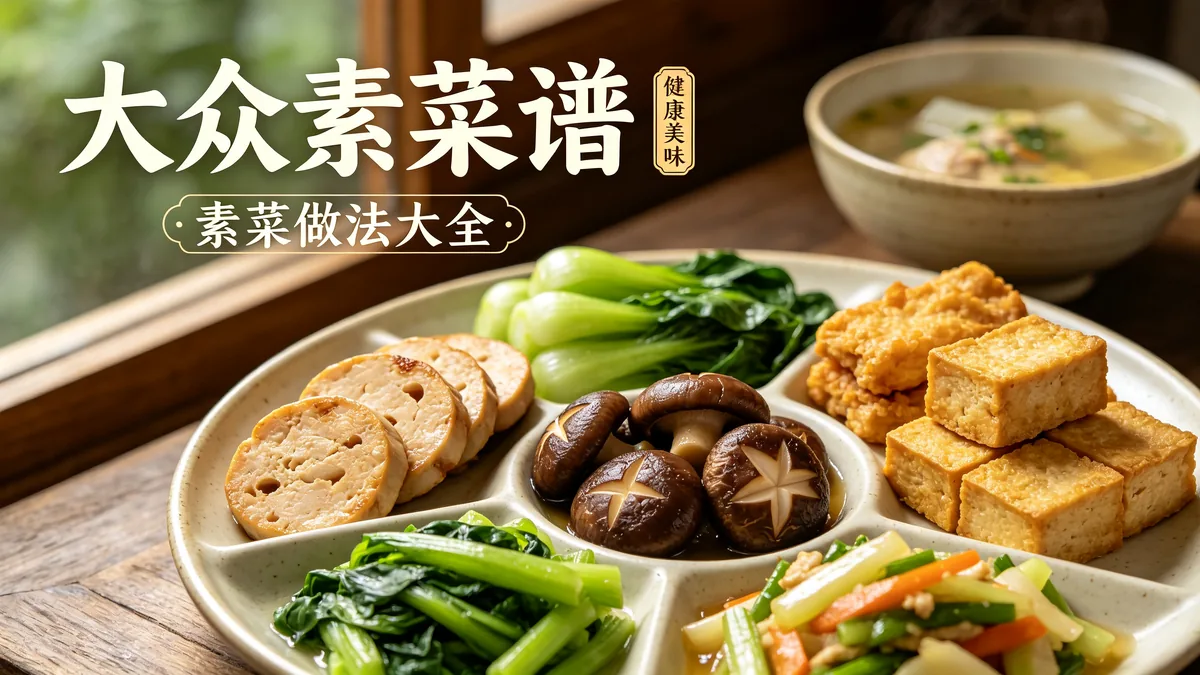 大众素菜谱 素菜做法大全 健康美味配图