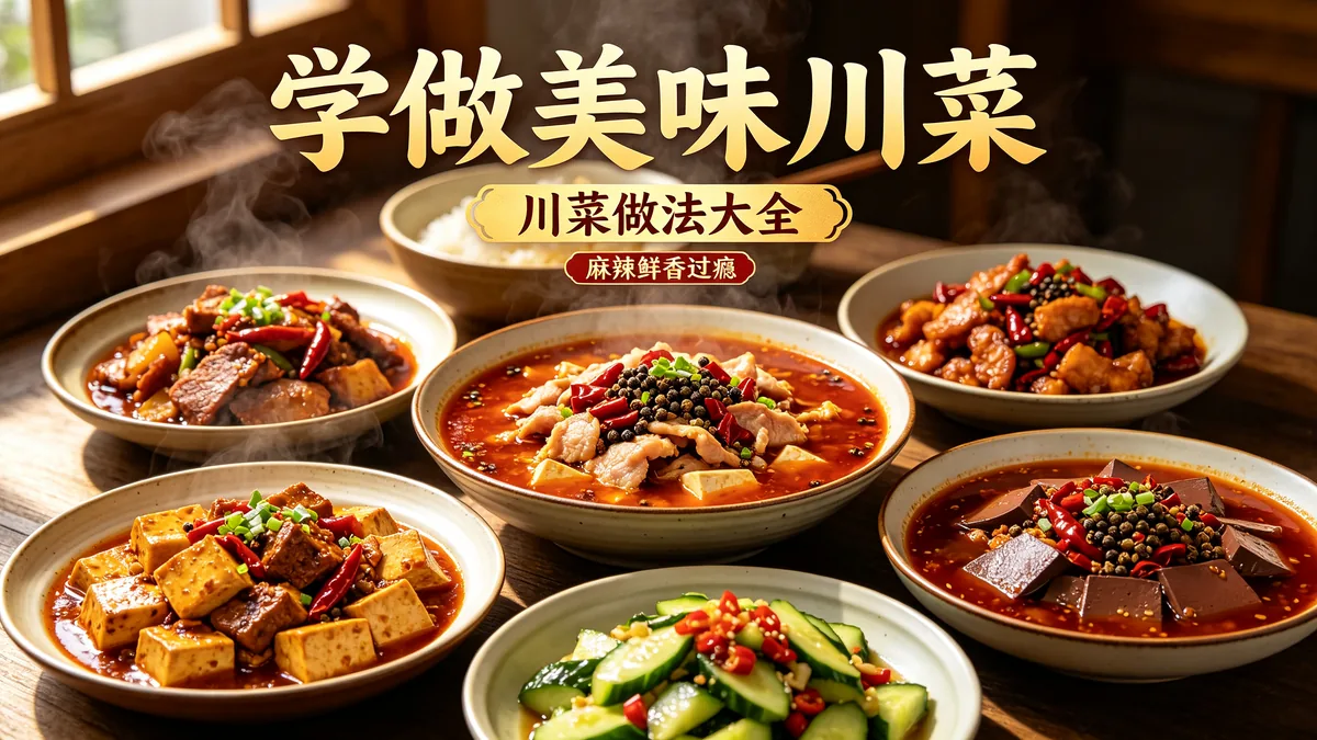 学做美味川菜 川菜做法大全 麻辣鲜香过瘾配图