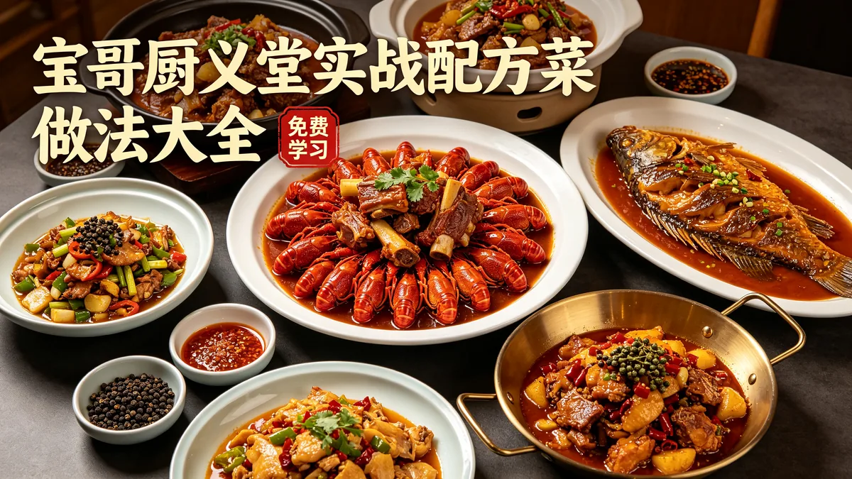 宝哥厨义堂实战配方菜 做法大全 免费学习配图