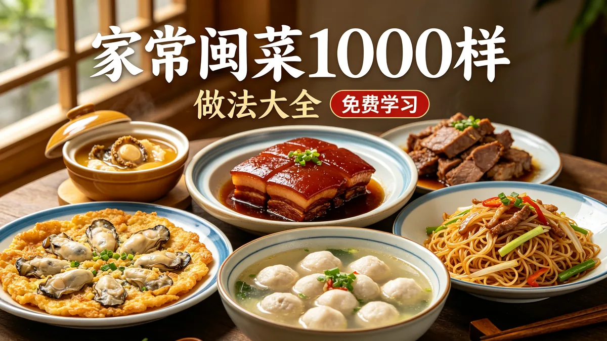 家常闽菜1000样 做法大全 免费学习配图