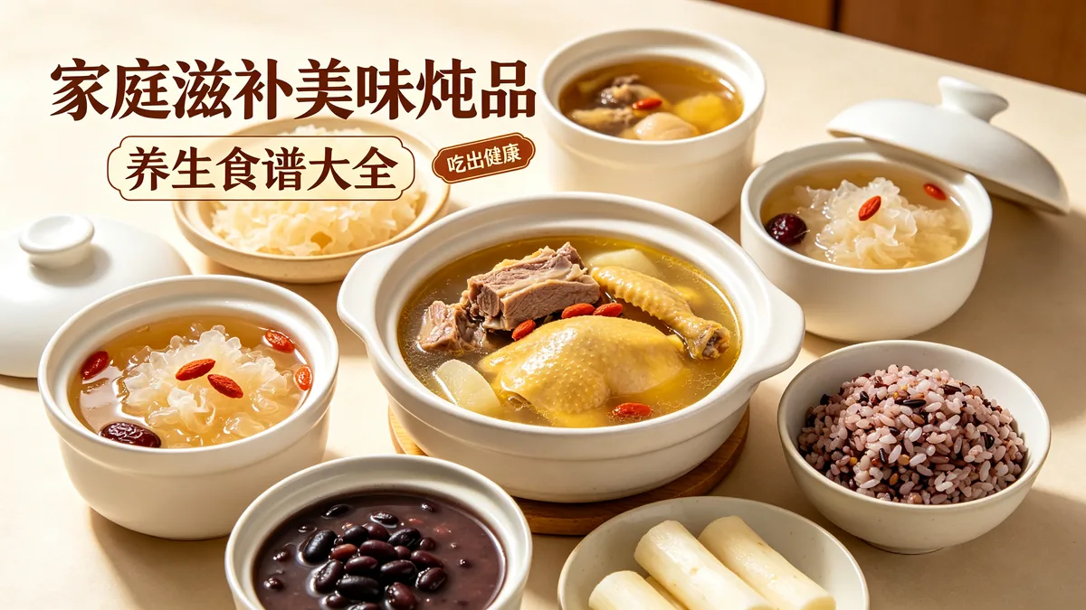家庭滋补美味炖品 养生食谱大全 吃出健康配图
