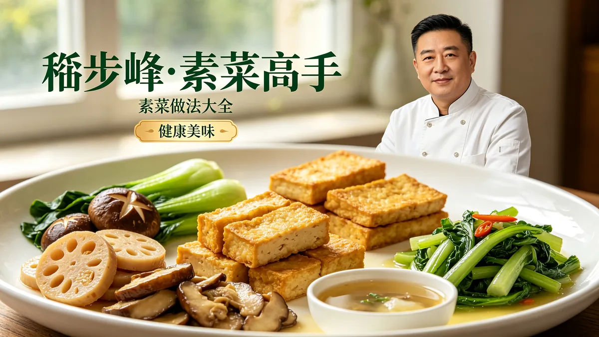 嵇步峰.素菜高手 素菜做法大全 健康美味配图