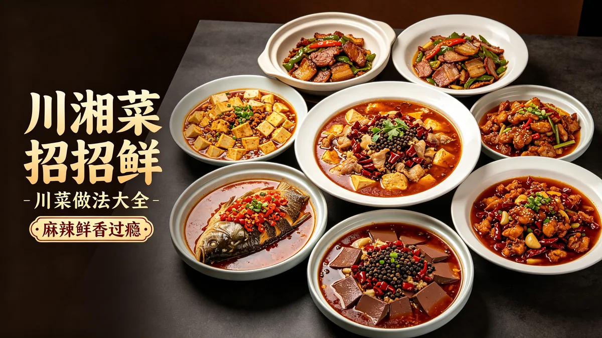 川湘菜招招鲜 川菜做法大全 麻辣鲜香过瘾配图