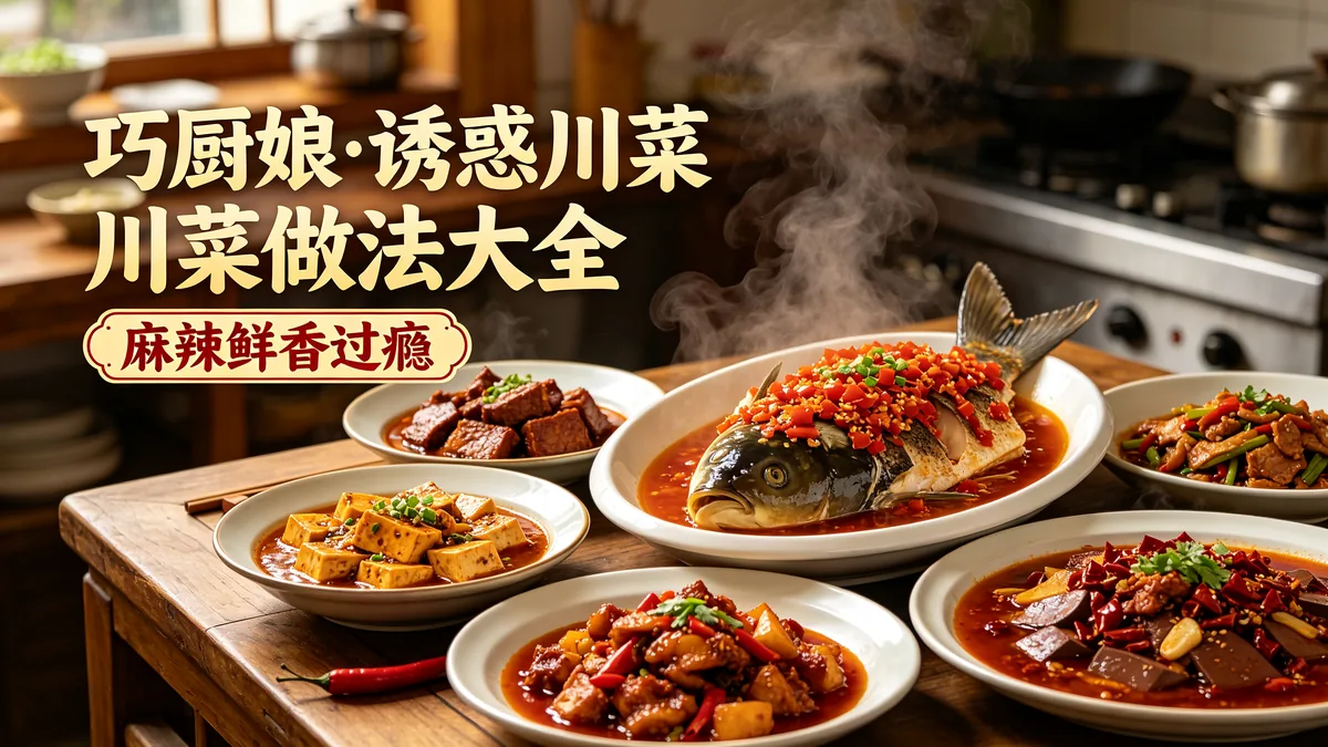 巧厨娘诱惑川菜 川菜做法大全 麻辣鲜香过瘾配图