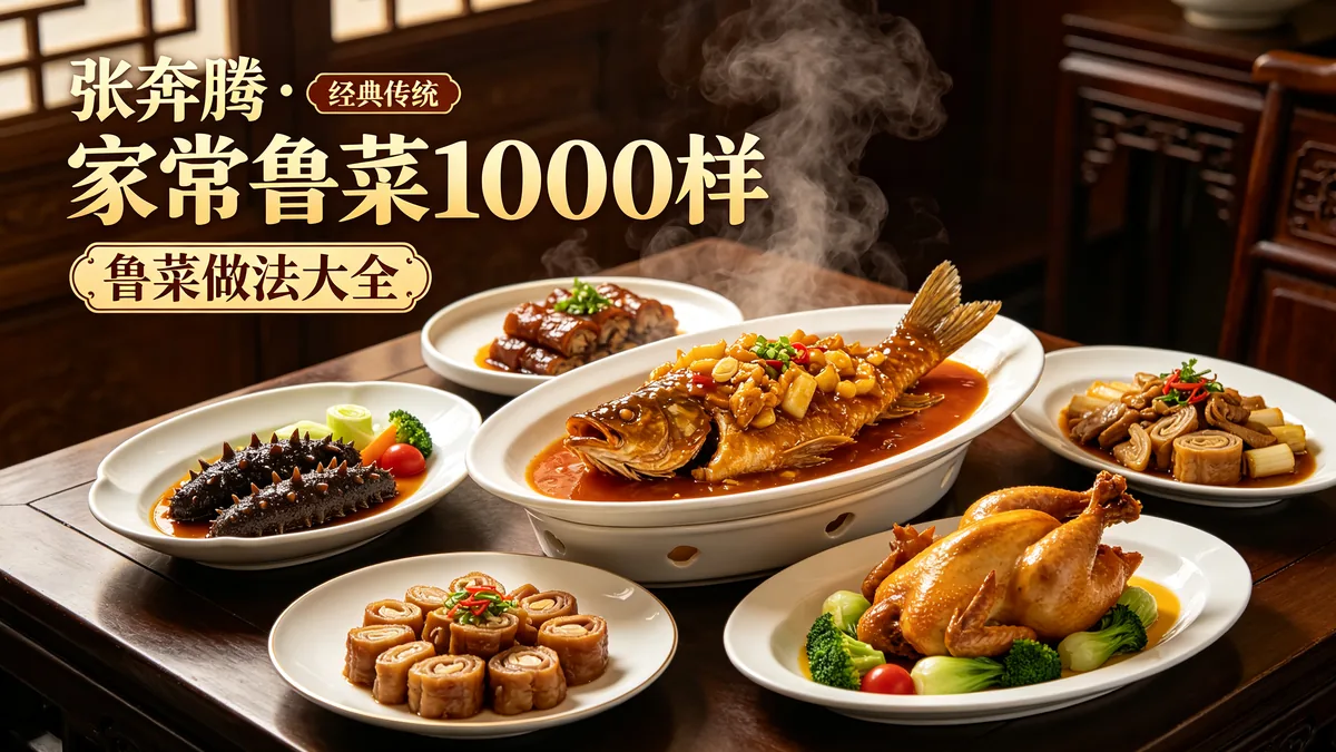 张奔腾.家常鲁菜1000样 鲁菜做法大全 经典传统配图