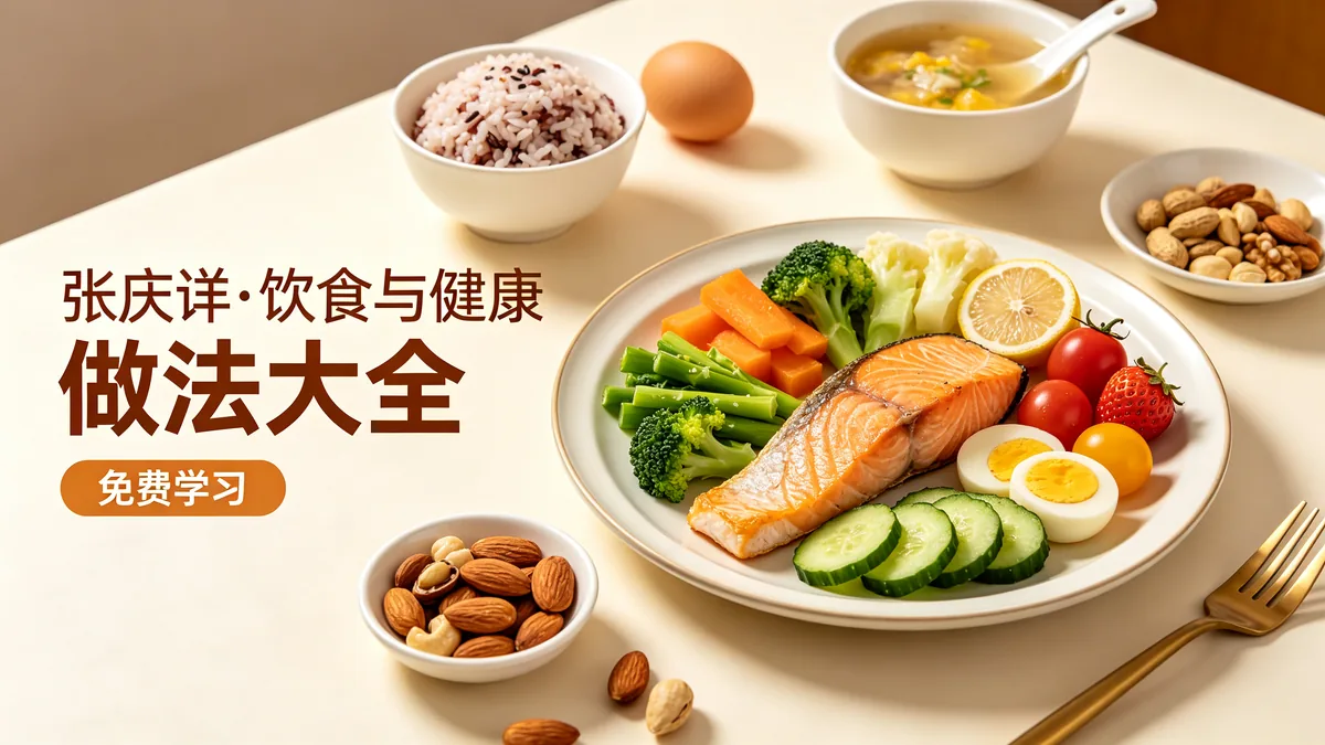 张庆详.饮食与健康 做法大全 免费学习配图
