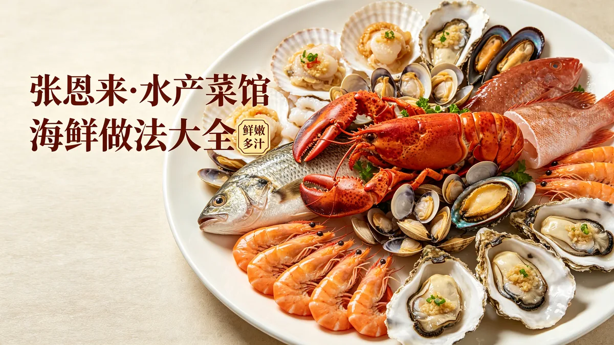 张恩来.水产菜馆 海鲜做法大全 鲜嫩多汁配图