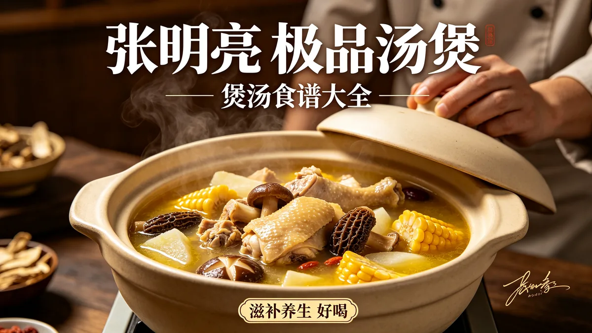 张明亮.极品汤煲 煲汤食谱大全 滋补养生好喝配图