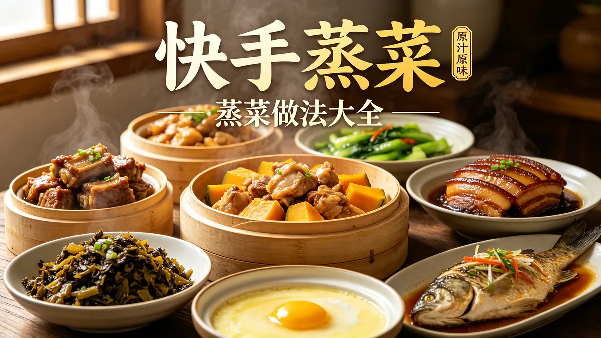 快手蒸菜 蒸菜做法大全 原汁原味配图